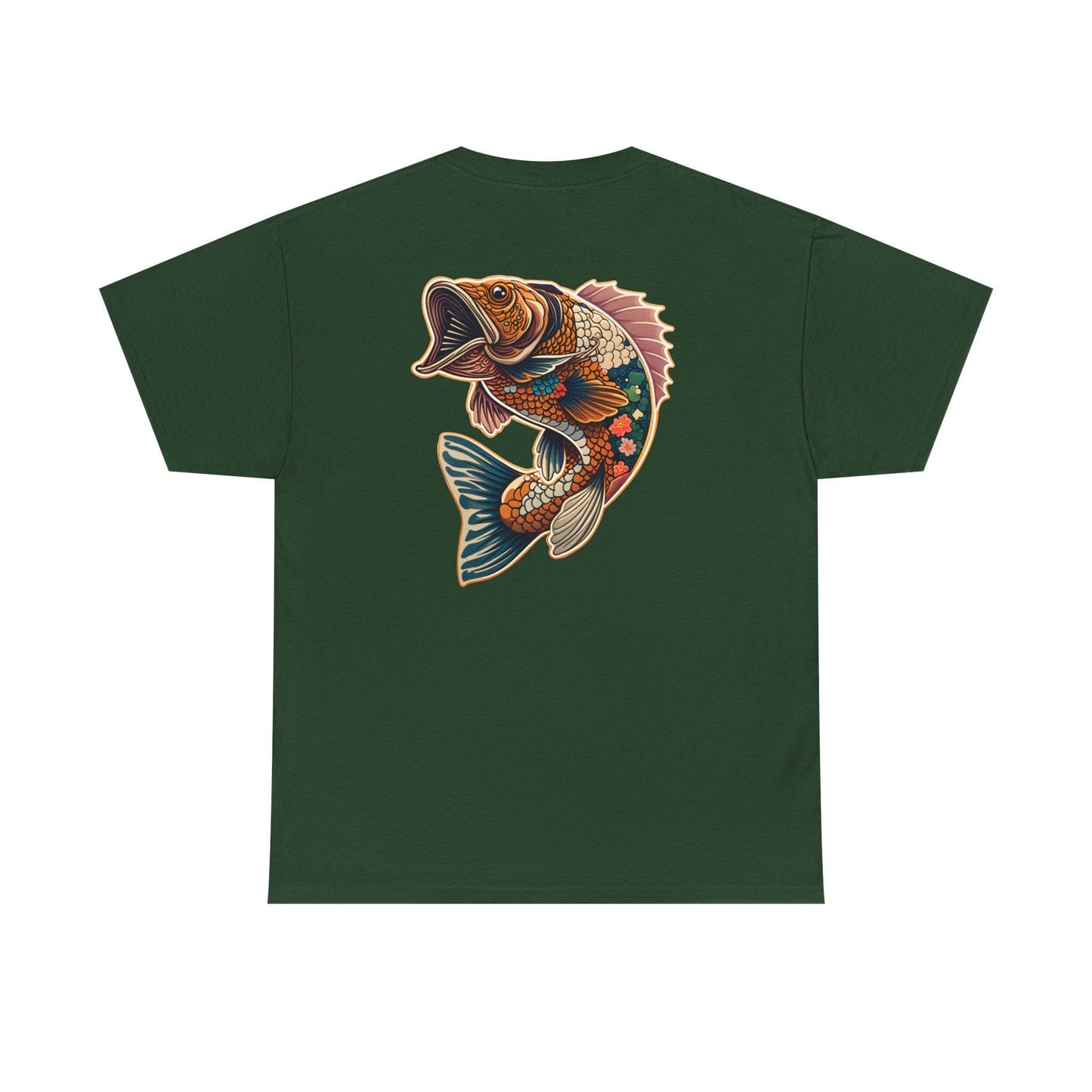 Fishing Adventure Unisex Heavy Cotton Tee, Great for Nature Lovers, Casual Wear, Gift for Fishermen, Outdoorsy Vibes