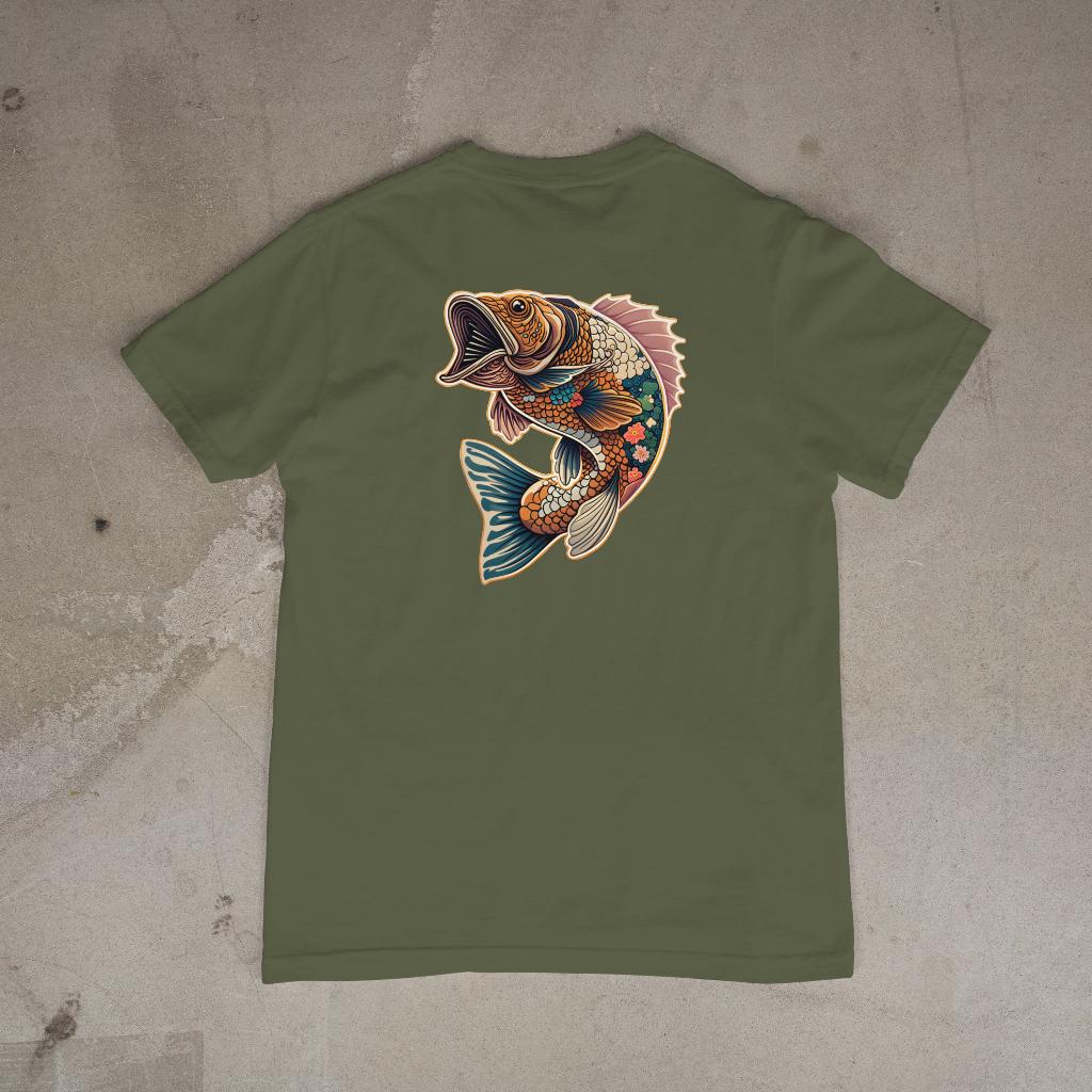 Fishing Adventure Unisex Heavy Cotton Tee, Great for Nature Lovers, Casual Wear, Gift for Fishermen, Outdoorsy Vibes