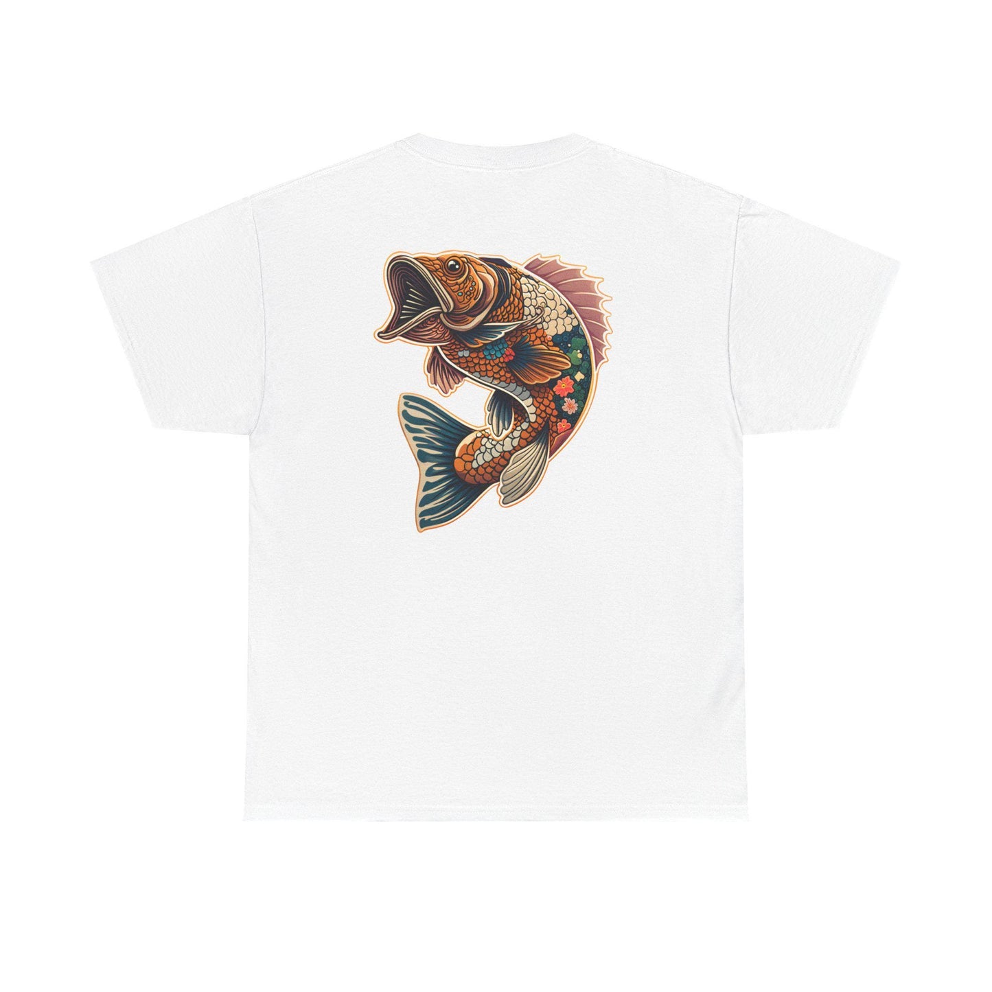 Fishing Adventure Unisex Heavy Cotton Tee, Great for Nature Lovers, Casual Wear, Gift for Fishermen, Outdoorsy Vibes