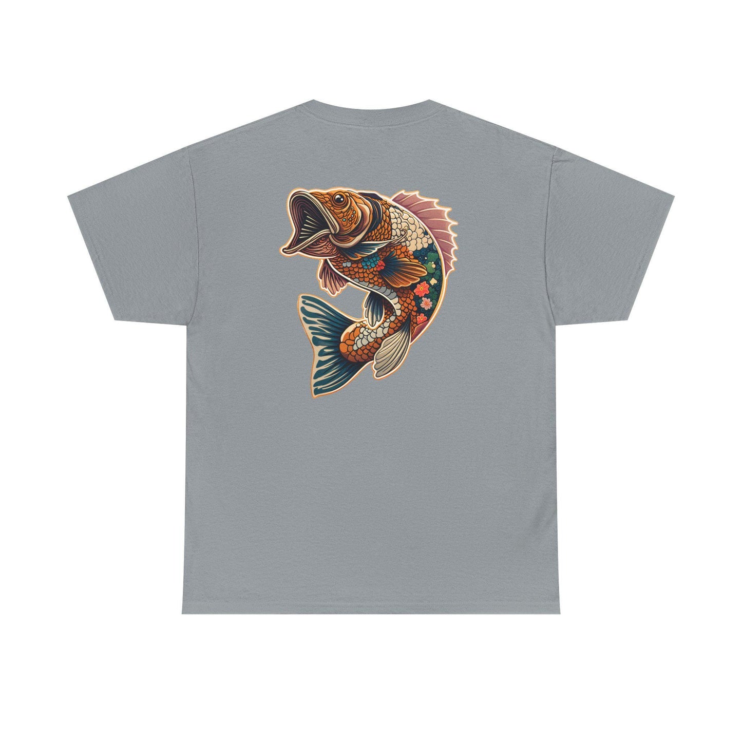 Fishing Adventure Unisex Heavy Cotton Tee, Great for Nature Lovers, Casual Wear, Gift for Fishermen, Outdoorsy Vibes