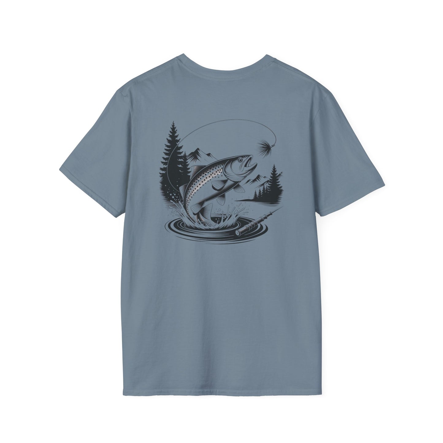 Fly Fishing T-Shirt for Men Vintage Trout Shirt