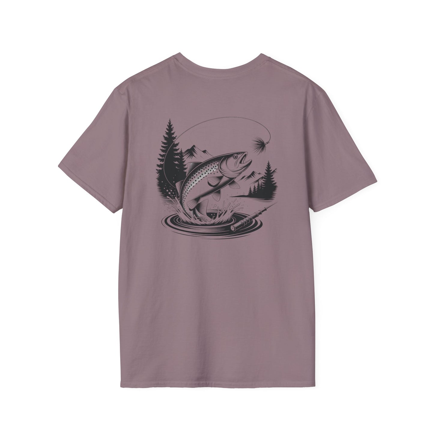 Fly Fishing T-Shirt for Men Vintage Trout Shirt