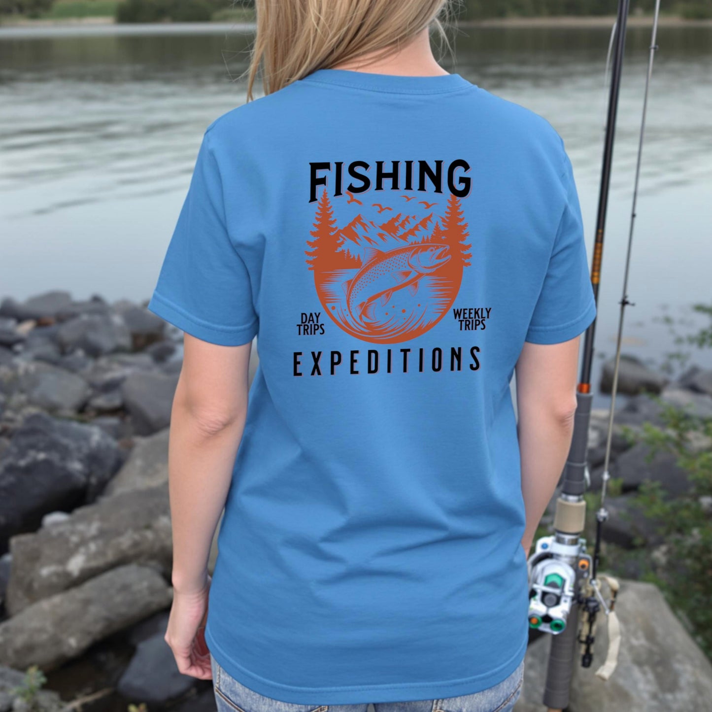 Fishing Expeditions Shirt Adventure Trip T-Shirt for Anglers & Outdoorsmen