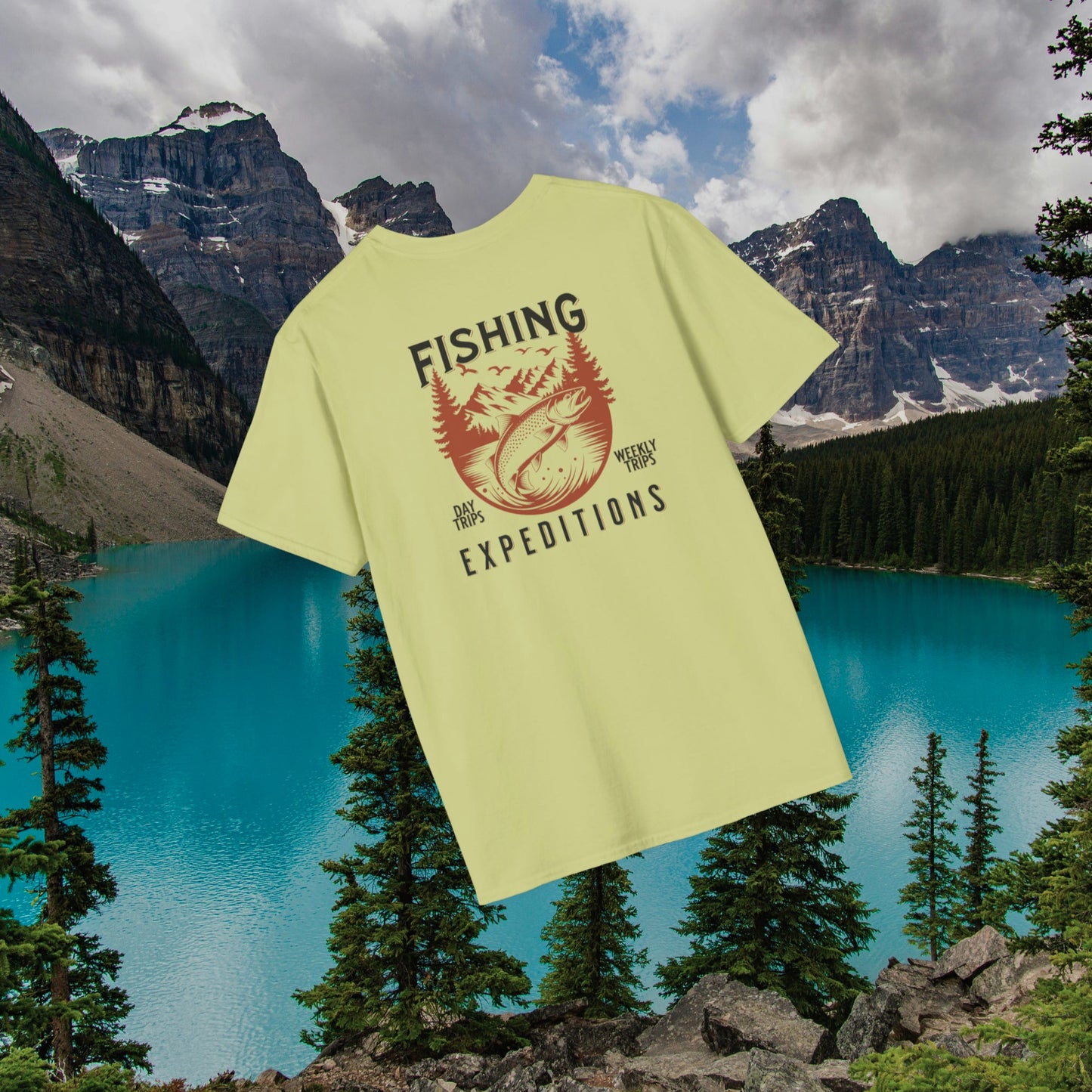 Fishing Expeditions Shirt Adventure Trip T-Shirt for Anglers & Outdoorsmen