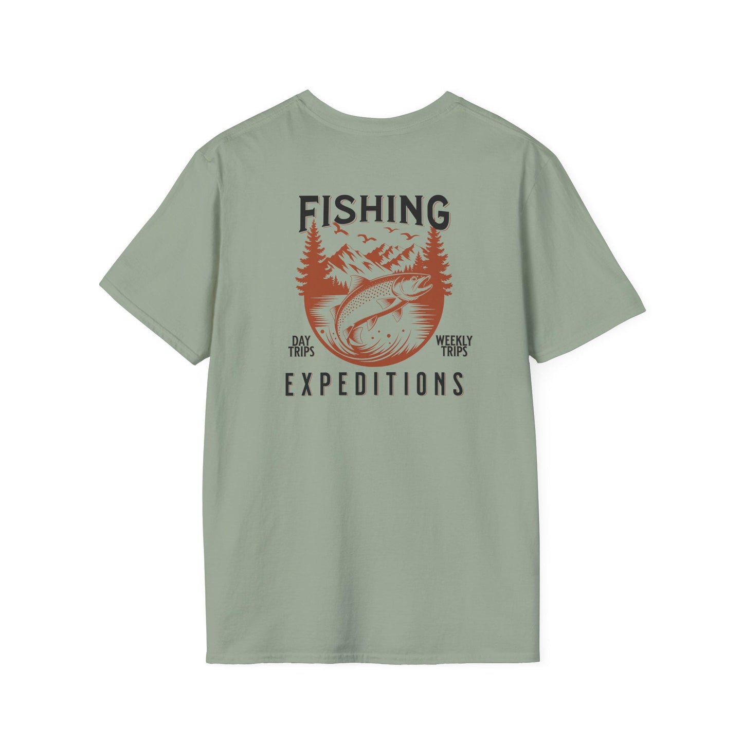 Fishing Expedition Graphic Tee, Outdoor Adventure Apparel, Fishing Lover Gift, Unisex Casual Shirt, Fishing Trip Outfit