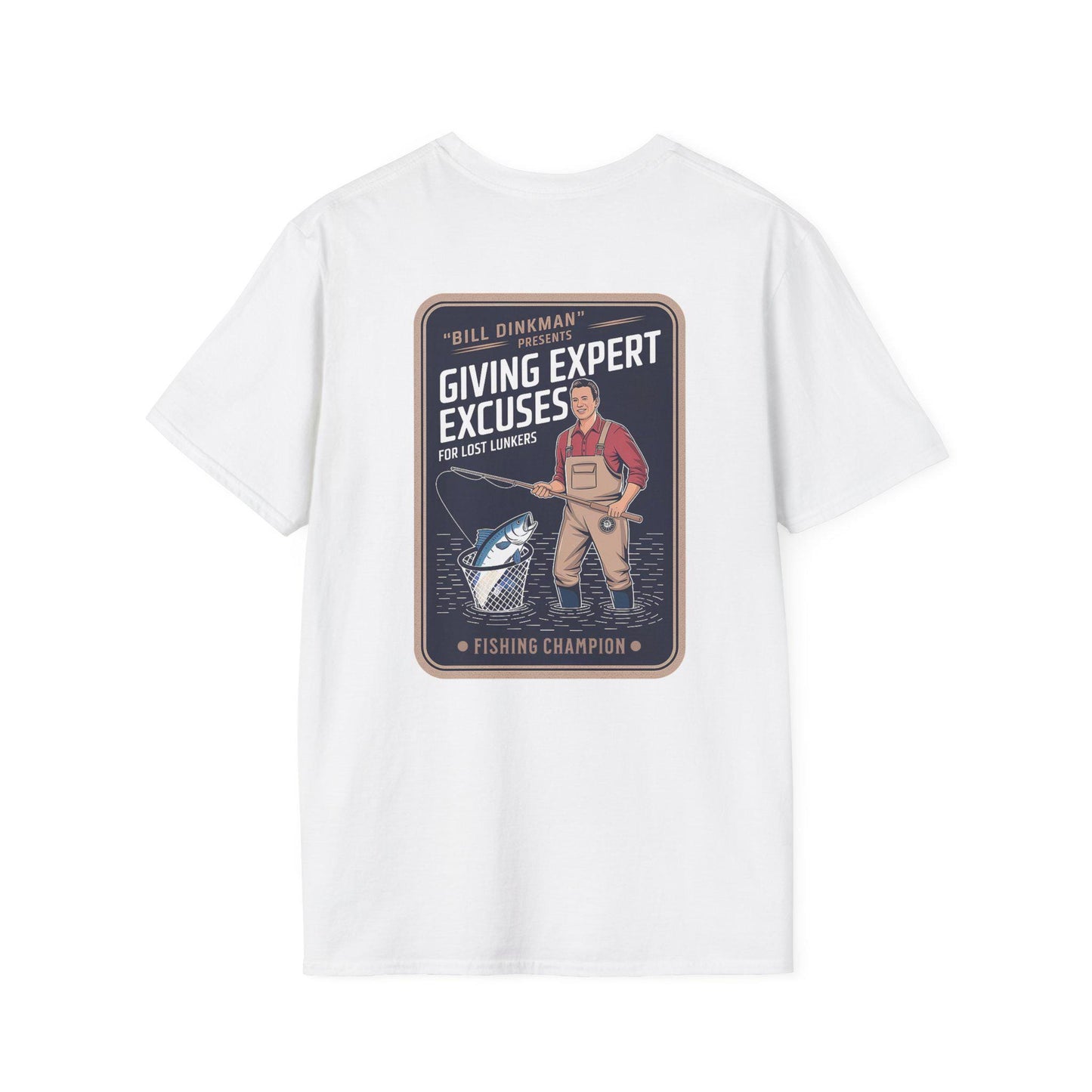 Vintage Fishing T-Shirt, Catching Lunkers Tee, Unisex Softstyle Shirt, Fisherman Gift, Old Advertisement Design