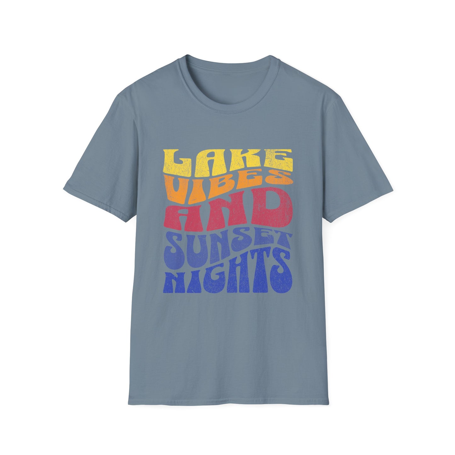 Lake Vibes -Sunset Nights Retro Tee