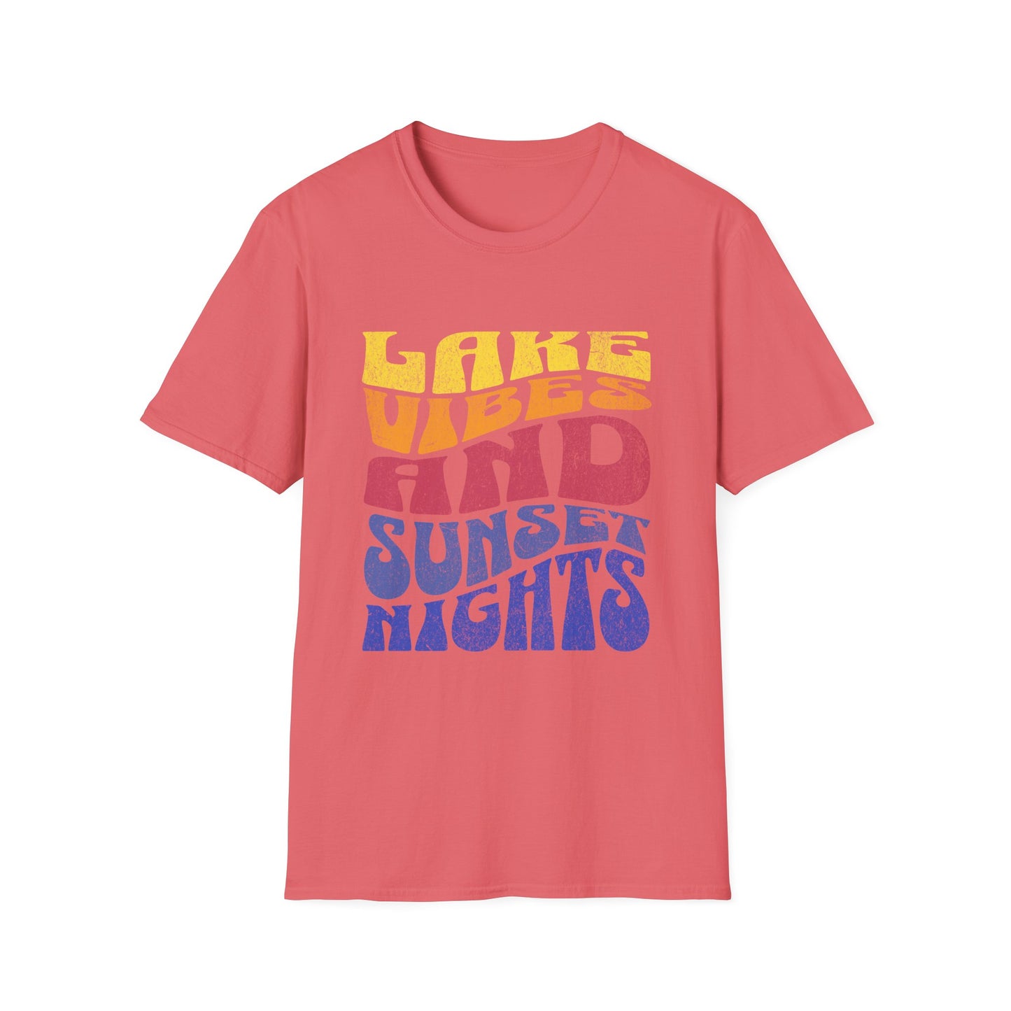 Lake Vibes -Sunset Nights Retro Tee