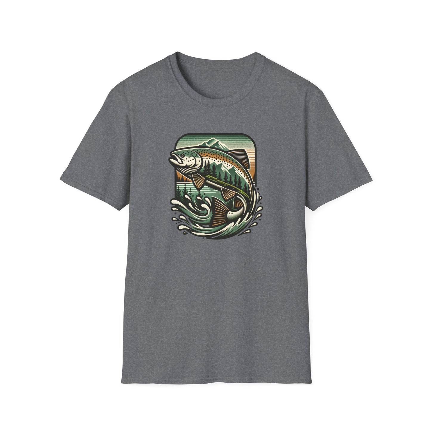 Wildridge Supply Co. Streamside Trout T-Shirt – Fly Fishing Graphic Tee | Outdoor Adventure Apparel