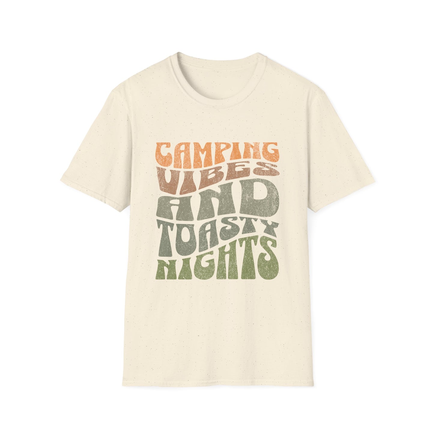 Camping Vibes T-Shirt Adventure & Outdoor Lover Graphic Tee