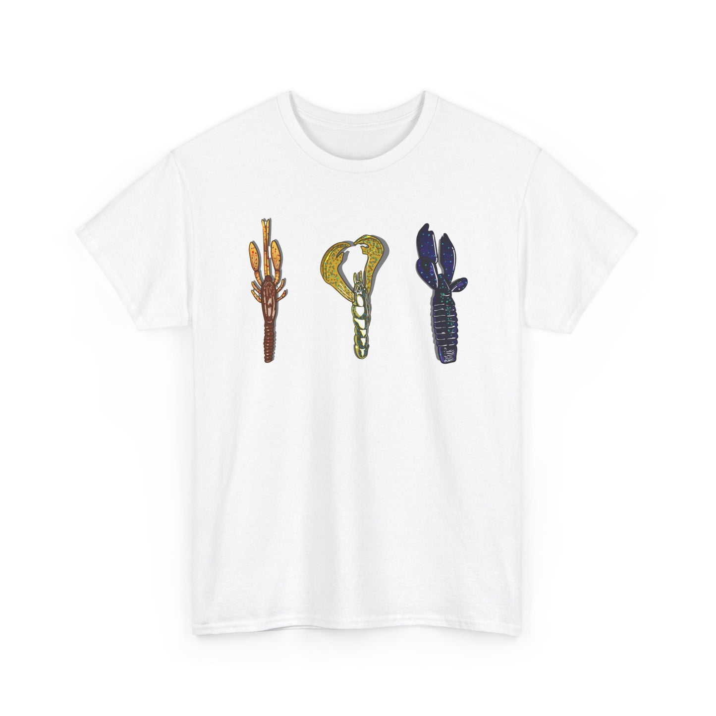 Bass Fishing Tee - Plastics Fishing Lures Design