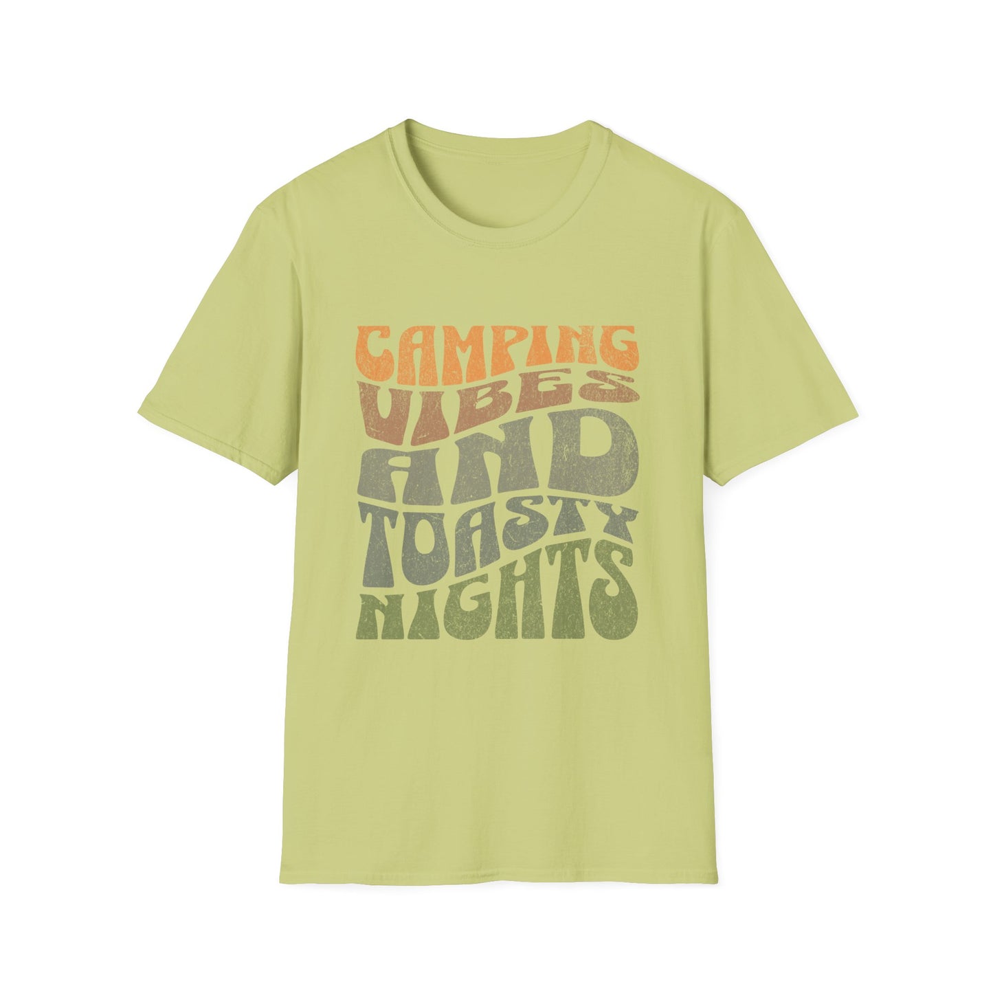Camping Vibes T-Shirt Adventure & Outdoor Lover Graphic Tee