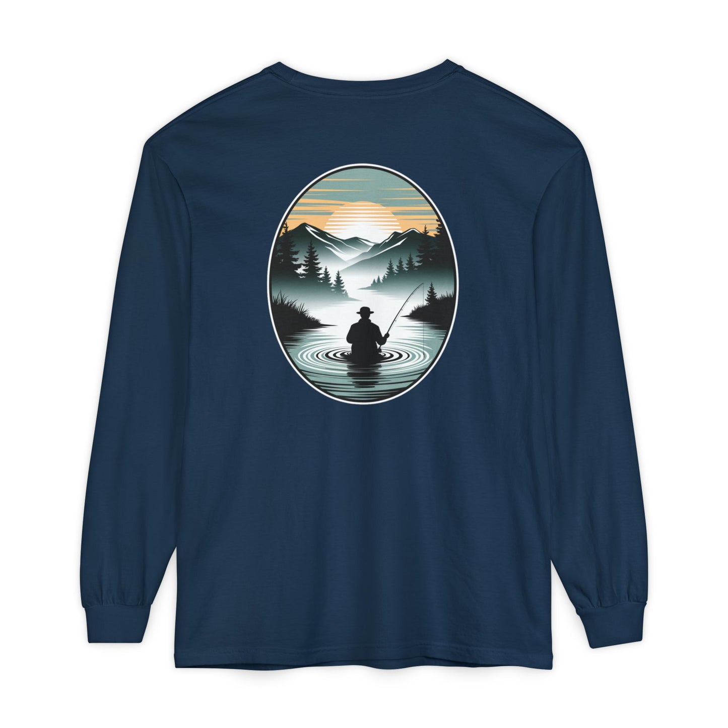 Vintage Fisherman Long Sleeve T-Shirt