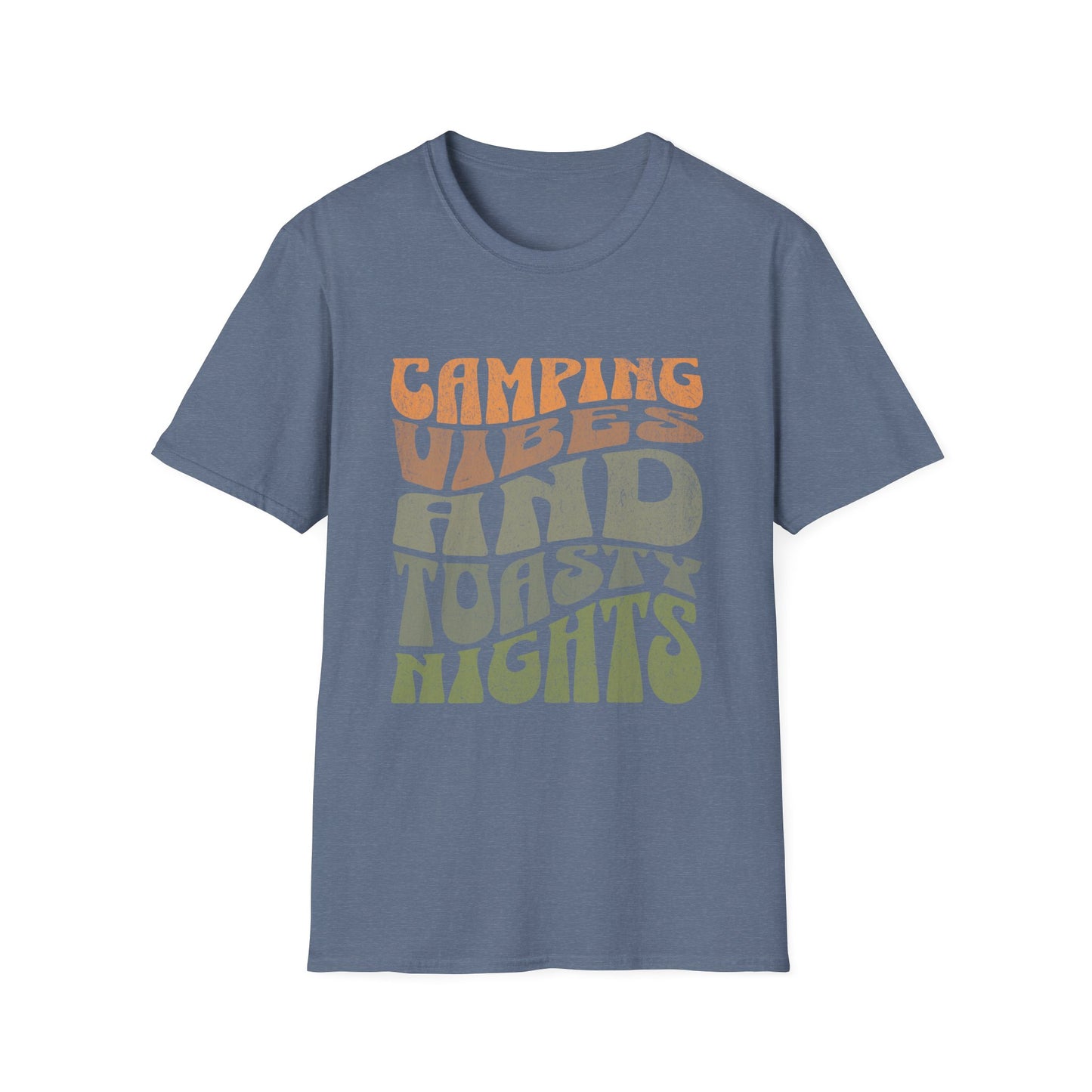 Camping Vibes T-Shirt Adventure & Outdoor Lover Graphic Tee