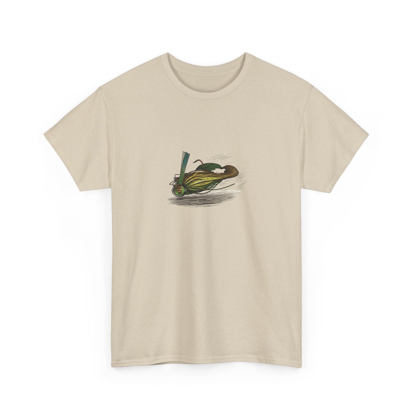Green Pumpkin Football Jig Fishing T-Shirt – Lure Bass Fishing Tee