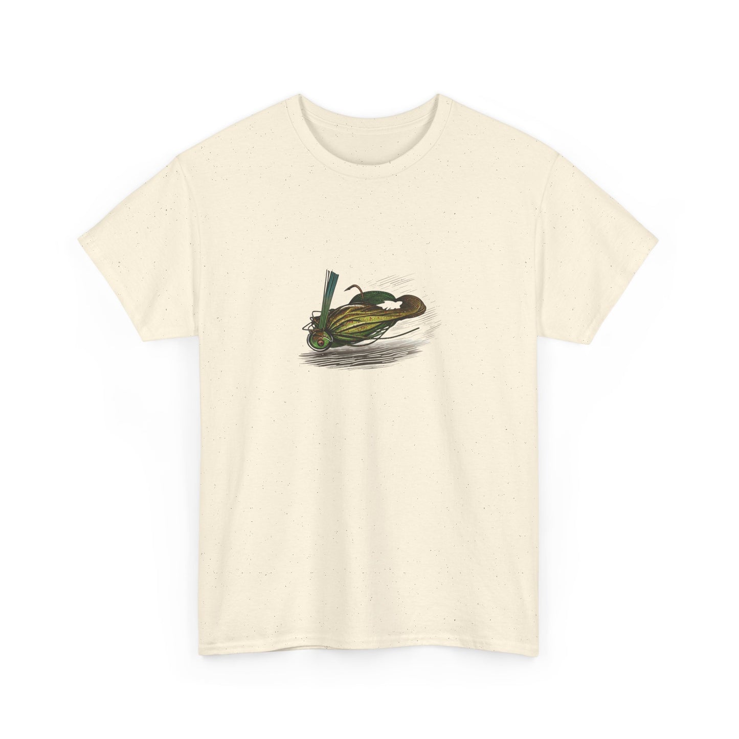 Green Pumpkin Football Jig Fishing T-Shirt – Lure Bass Fishing Tee