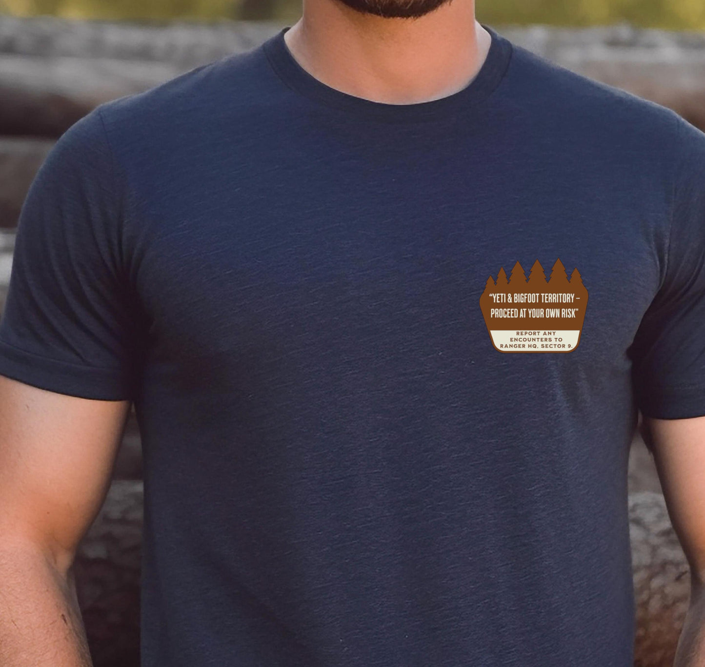 Bigfoot and Yeti Shirt Tee Perfect for Camping Trips Gift for Sasquatch Enthusiasts Hiking Apparel Bigfoot T-shirt for National Park Lovers