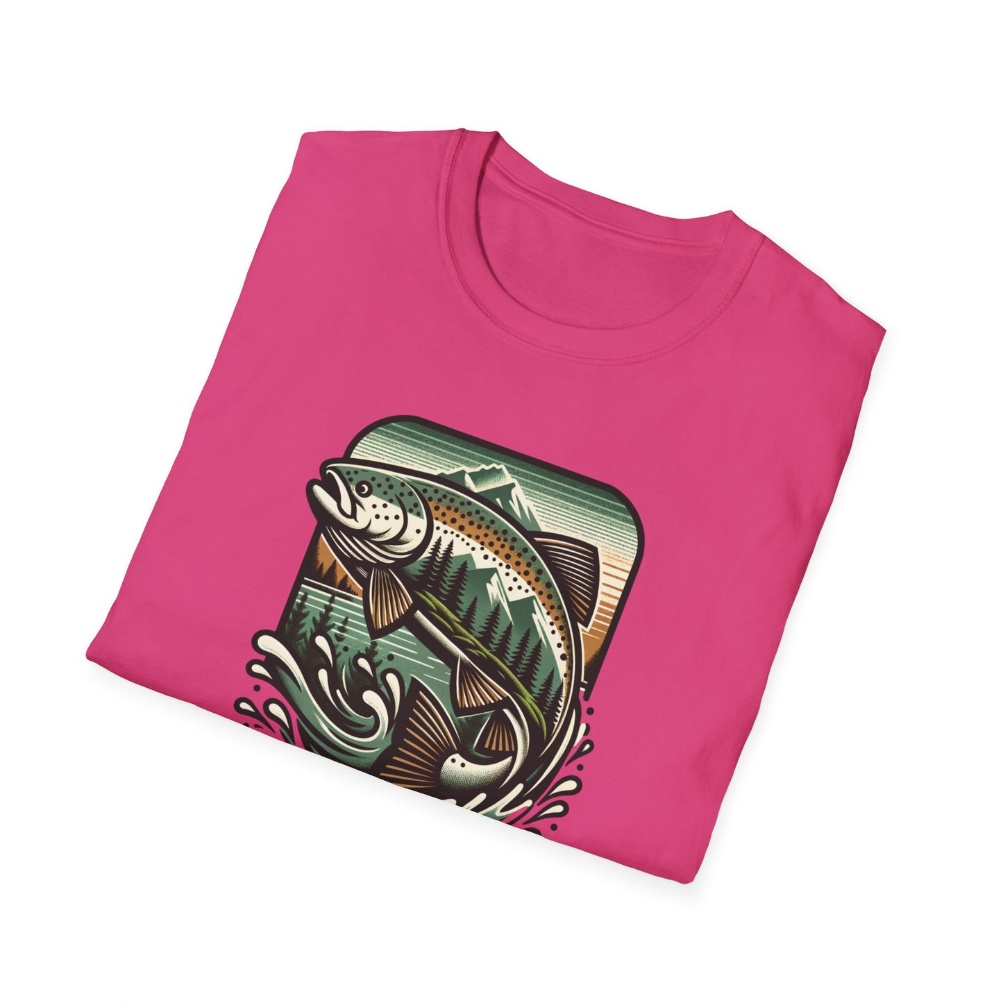 Wildridge Supply Co. Streamside Trout T-Shirt – Fly Fishing Graphic Tee | Outdoor Adventure Apparel