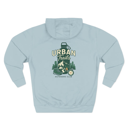 Urban Trails Outdoor Club Hoodie | Cozy Fleece Sweatshirt for Adventurers | Perfect for Hiking, Gifts, Camping, and Outdoor Events