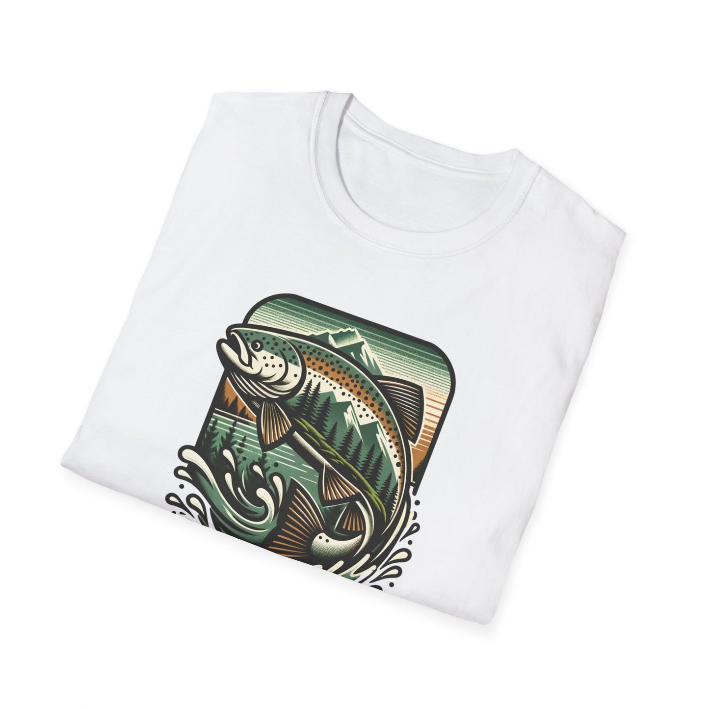 Wildridge Supply Co. Streamside Trout T-Shirt – Fly Fishing Graphic Tee | Outdoor Adventure Apparel