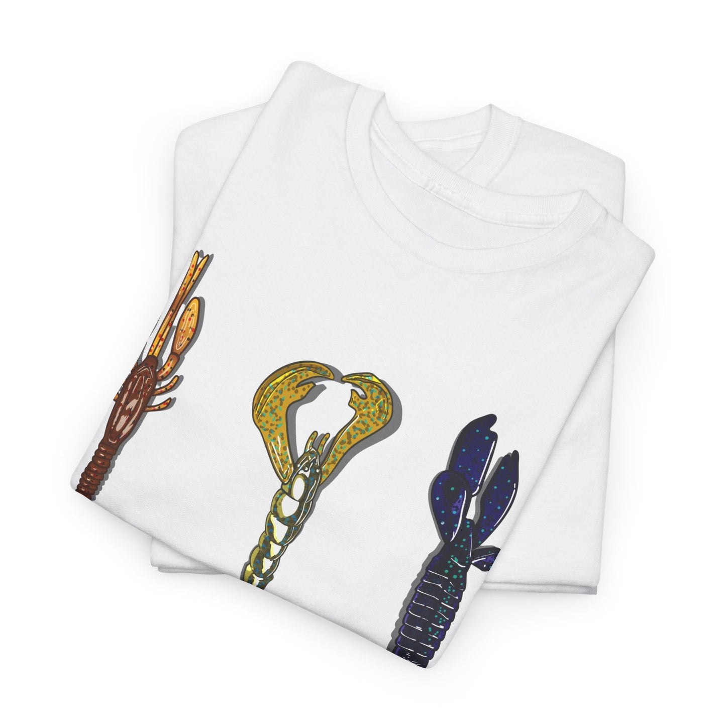 Bass Fishing Tee - Plastics Fishing Lures Design