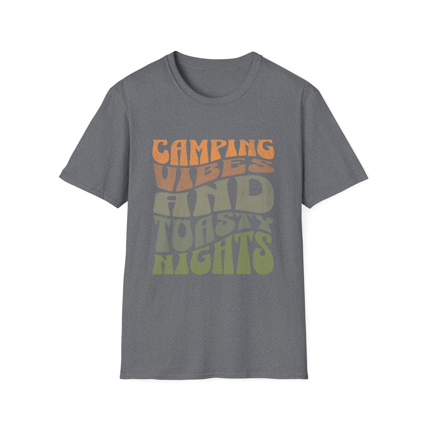 Camping Vibes T-Shirt Adventure & Outdoor Lover Graphic Tee