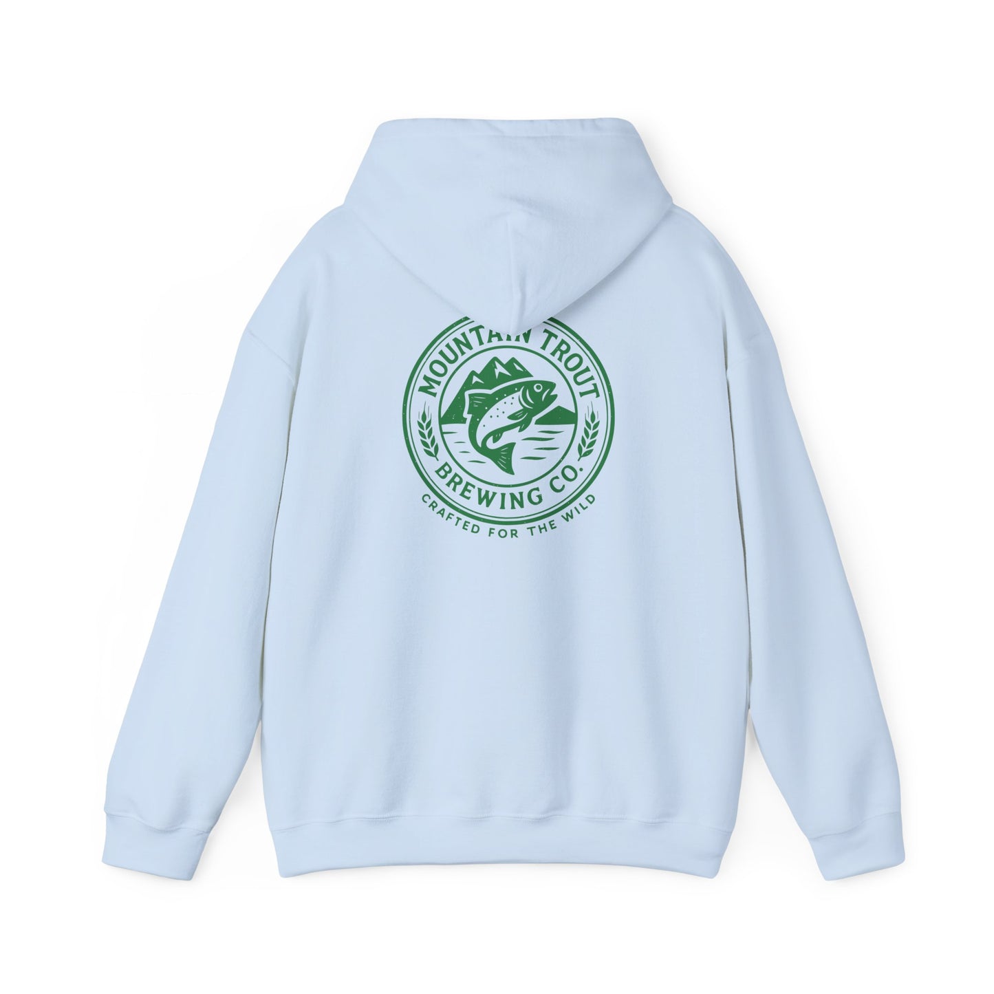 Mountain Trout Brewing Co. Hoodie - Cozy Sweatshirt Great Gift for Fishermen