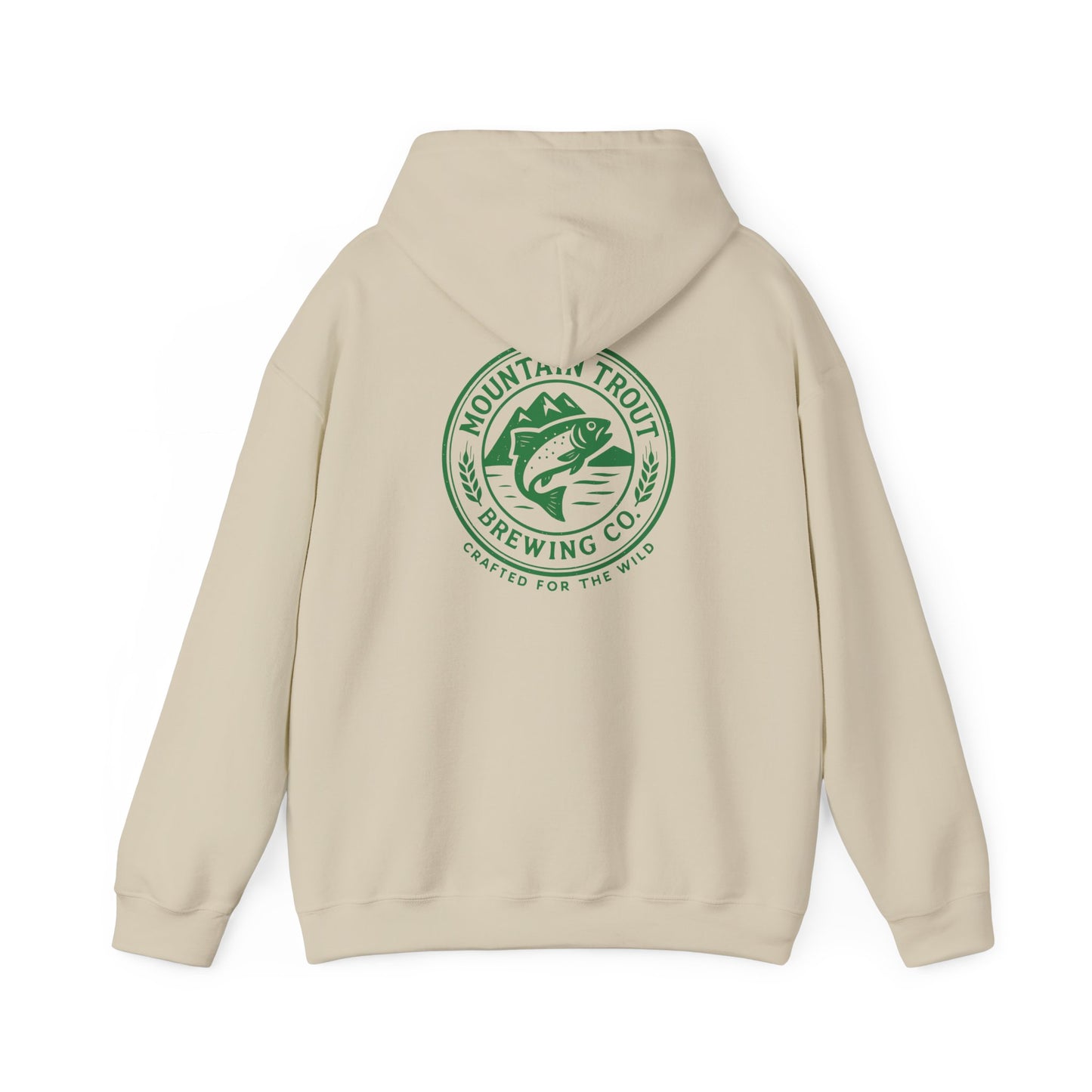 Mountain Trout Brewing Co. Hoodie - Cozy Sweatshirt Great Gift for Fishermen