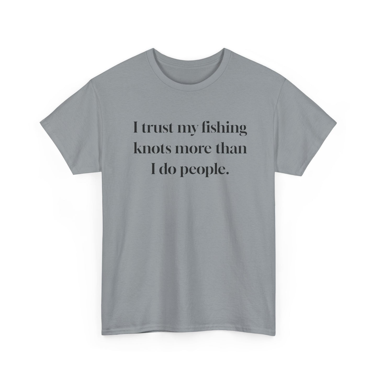 Fishing Knots Trust Tee, Angler Graphic T-Shirt