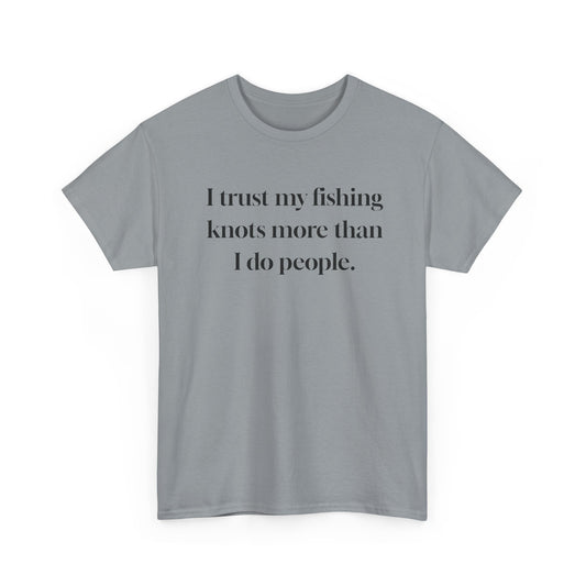 Fishing Knots Trust Tee, Angler Graphic T-Shirt