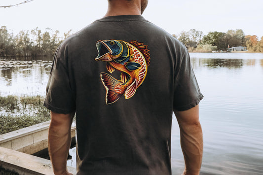Bass Fishing Tee, Fishing Shirt Gift, Fisherman T-Shirt, Unique Fishing Tee, Fishing Lover Gift, Fishing Apparel