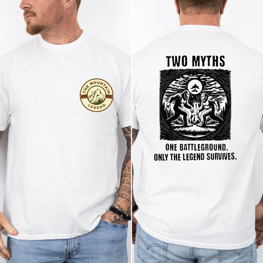 Bigfoot Shirt Camping Sasquatch Tee Bigfoot Outdoors Gift for Cryptozoology Fans Sasquatch T-Shirt for Cryptid Believers and Hikers