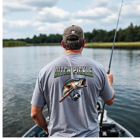 Bass Fishing Shirt Ditch Pickle