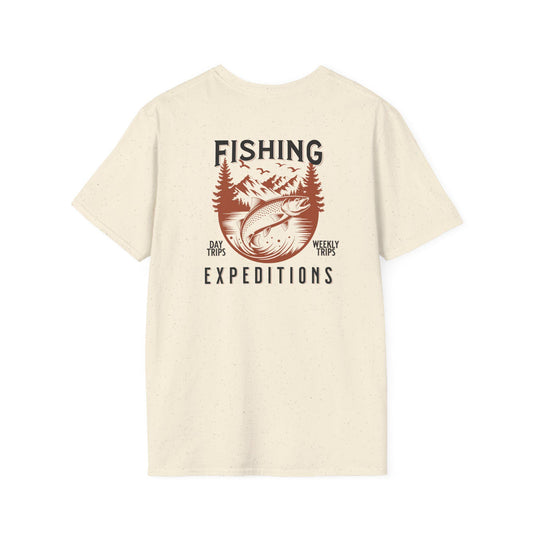 Fishing Expedition Graphic Tee, Outdoor Adventure Apparel, Fishing Lover Gift, Unisex Casual Shirt, Fishing Trip Outfit