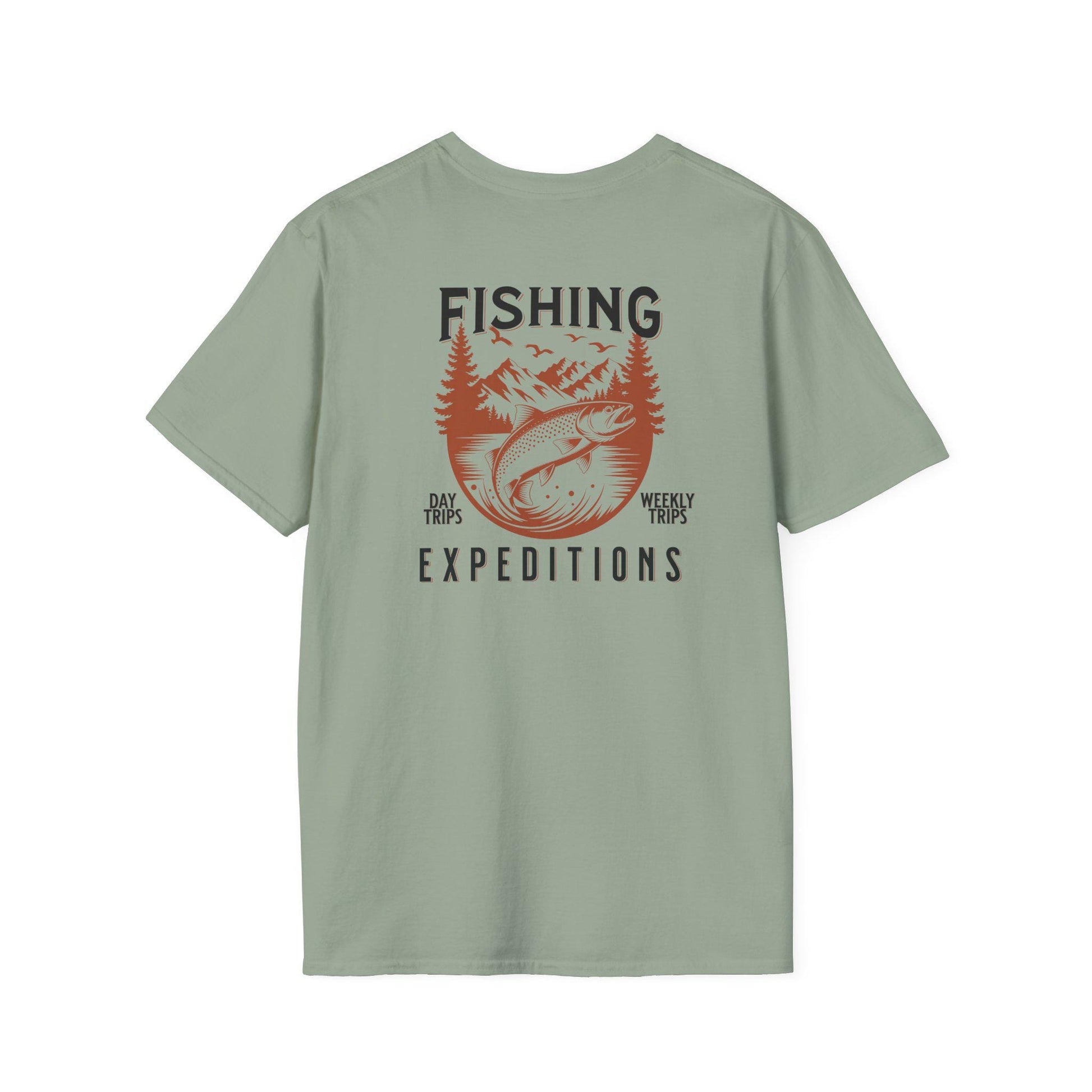 Fishing Expedition Graphic Tee, Outdoor Adventure Apparel, Fishing Lover Gift, Unisex Casual Shirt, Fishing Trip Outfit